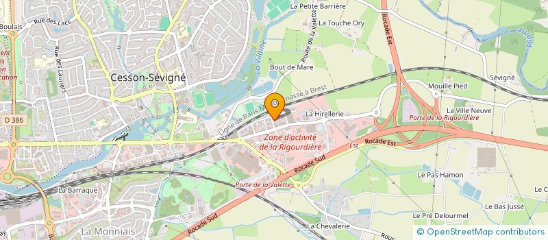 localisation de l'entreprise MONSIEUR AURELIEN CONTE  CESSON-SEVIGNE