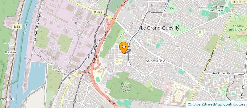 localisation de l'entreprise MONSIEUR AURELIEN CORBET  LE GRAND-QUEVILLY