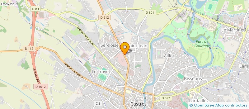 localisation de l'entreprise MONSIEUR AURELIEN CORBIERE  CASTRES