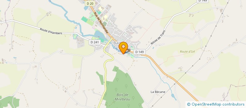 localisation de l'entreprise MONSIEUR AURELIEN CORDON  HAMBERS