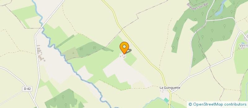 localisation de l'entreprise MONSIEUR AURELIEN CORNET à BRIEULLES-SUR-BAR