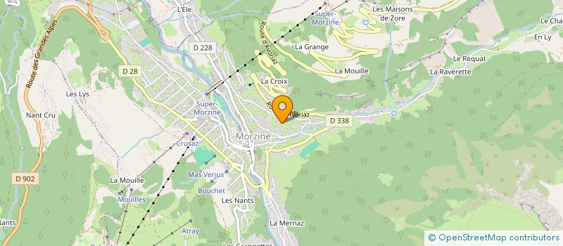 localisation de l'entreprise MONSIEUR AURELIEN COTTET-DUMOULIN à MORZINE