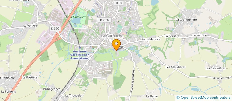 localisation de l'entreprise MONSIEUR AURELIEN COUGNAUD  LA GARNACHE