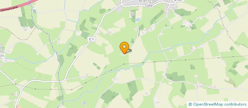 localisation de l'entreprise MONSIEUR AURELIEN COULON  BRAINS SUR GEE