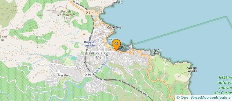 localisation de l'entreprise MONSIEUR AURELIEN COURIVAUD  BANYULS-SUR-MER