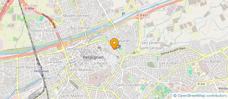 localisation de l'entreprise MONSIEUR AURELIEN CRAME  PERPIGNAN