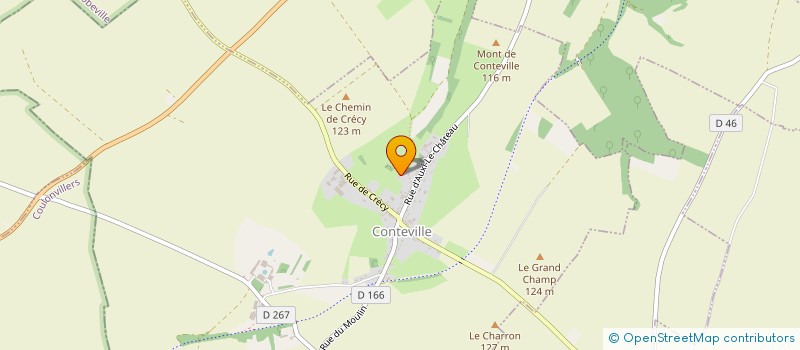 localisation de l'entreprise MONSIEUR AURELIEN CROISY  CONTEVILLE