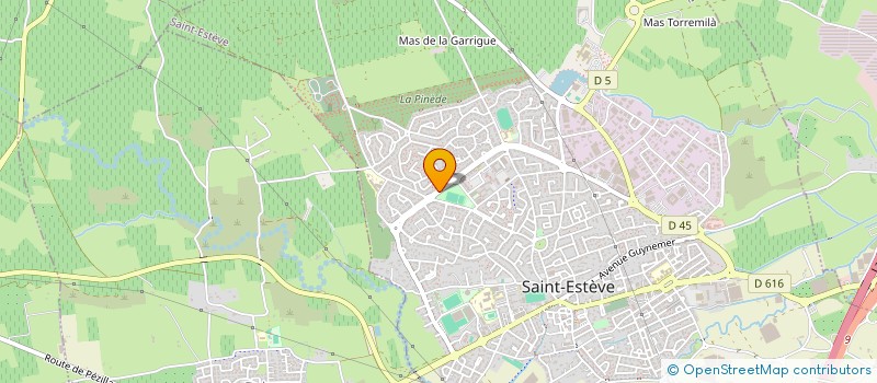 localisation de l'entreprise MONSIEUR AURELIEN CULTIER à SAINT-ESTEVE