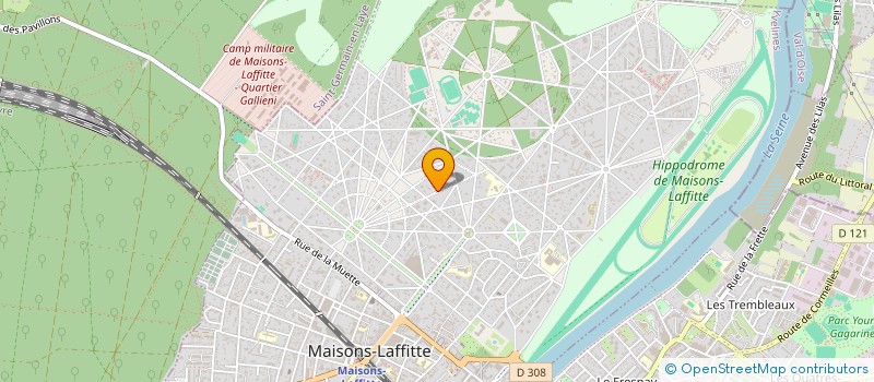 localisation de l'entreprise MONSIEUR AURELIEN D'AUBER DE PEYRELONGUE à MAISONS-LAFFITTE