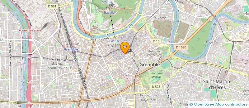 localisation de l'entreprise MONSIEUR AURELIEN D'IZARNY-GARGAS à GRENOBLE