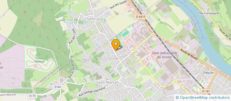 localisation de l'entreprise MONSIEUR AURELIEN DAMOIZEAU à SAINT-MARCEL