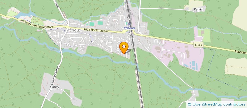 localisation de l'entreprise MONSIEUR AURELIEN DAVID  YCHOUX