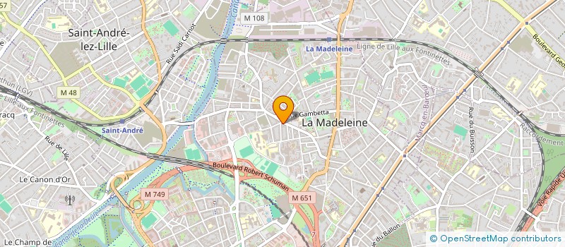 localisation de l'entreprise MONSIEUR AURELIEN DE BOSSCHER à LA MADELEINE