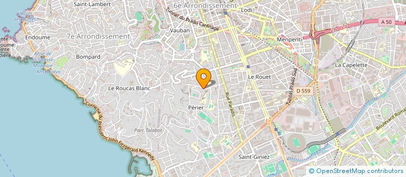 localisation de l'entreprise MONSIEUR AURELIEN DE BOUET DU PORTAL à MARSEILLE