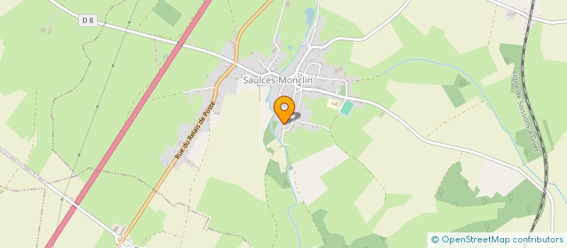 localisation de l'entreprise MONSIEUR AURELIEN DEBAY  SAULCES-MONCLIN