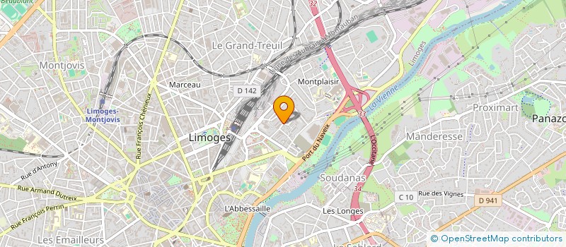 localisation de l'entreprise MONSIEUR AURELIEN DEBLOIS à LIMOGES