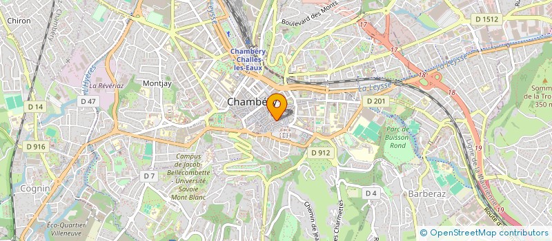 localisation de l'entreprise MONSIEUR AURELIEN DEBORTOLI  CHAMBERY