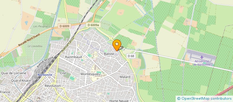 localisation de l'entreprise MONSIEUR AURELIEN DEBRIE à NARBONNE