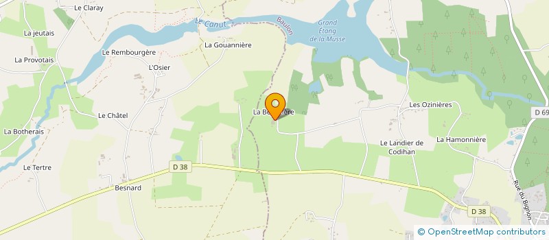 localisation de l'entreprise MONSIEUR AURELIEN DEBROIZE  BAULON