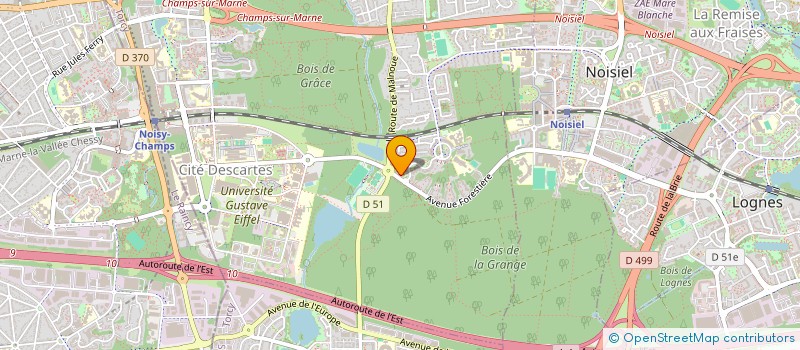 localisation de l'entreprise MONSIEUR AURELIEN DECAMPS  CHAMPS-SUR-MARNE