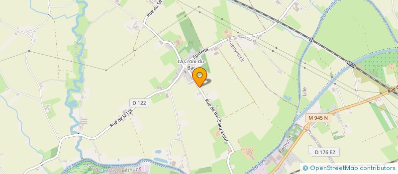 localisation de l'entreprise MONSIEUR AURELIEN DECHERF  STEENWERCK