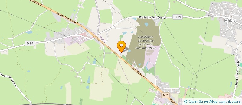 localisation de l'entreprise MONSIEUR AURELIEN DECLOITRE  MABLY