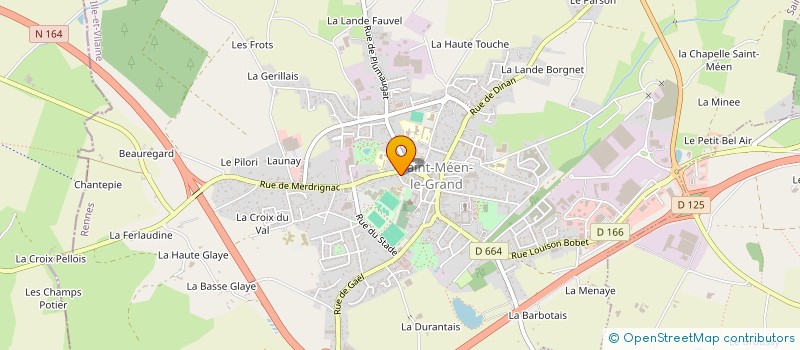 localisation de l'entreprise MONSIEUR AURELIEN DEFAIN  SAINT-MEEN-LE-GRAND