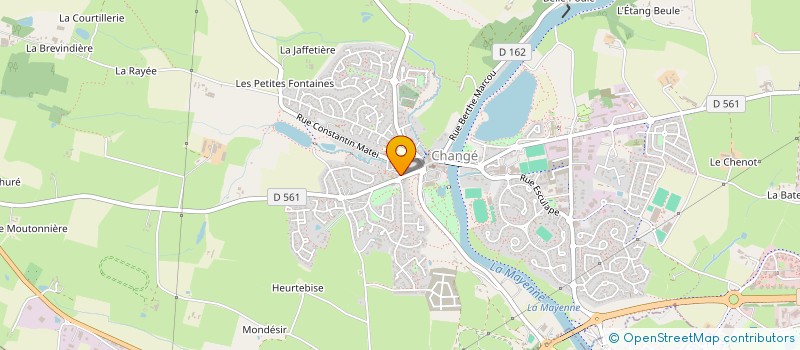 localisation de l'entreprise MONSIEUR AURELIEN DEFFAY  CHANGE