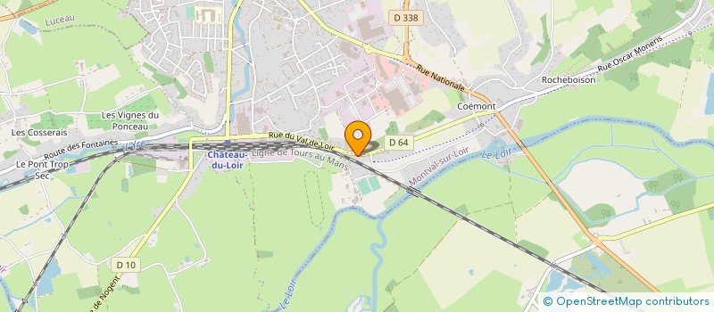 localisation de l'entreprise MONSIEUR AURELIEN DEFOND  NOGENT SUR LOIR