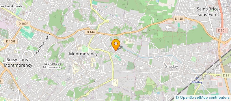 localisation de l'entreprise MONSIEUR AURELIEN DEGNIEAU à MONTMORENCY