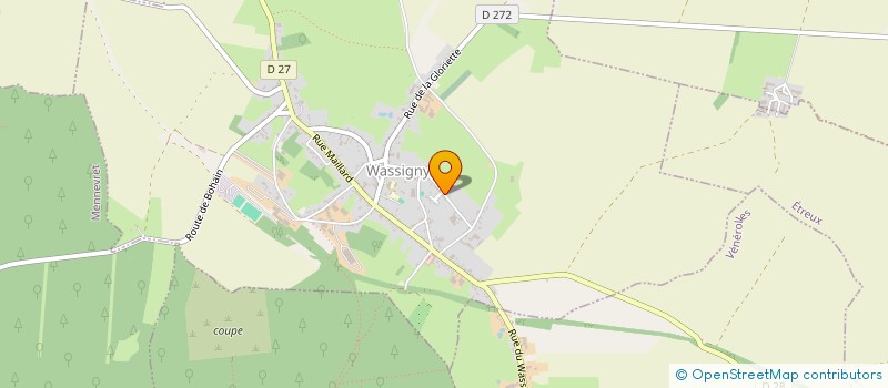 localisation de l'entreprise MONSIEUR AURELIEN DEHON  WASSIGNY