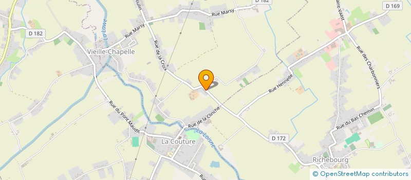 localisation de l'entreprise MONSIEUR AURELIEN DEJARDIN  LA COUTURE