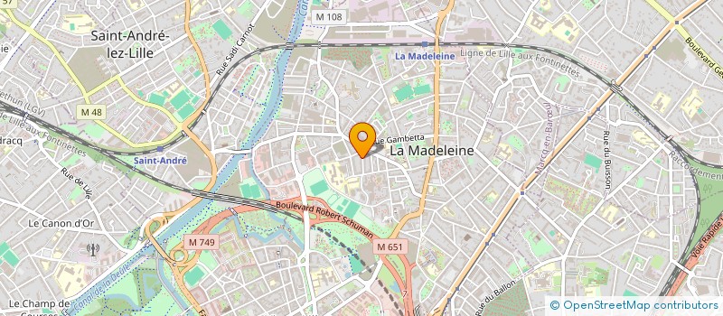 localisation de l'entreprise MONSIEUR AURELIEN DELAFOND à LA MADELEINE