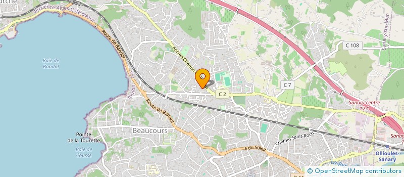 localisation de l'entreprise MONSIEUR AURELIEN DELAFOSSE  SANARY-SUR-MER