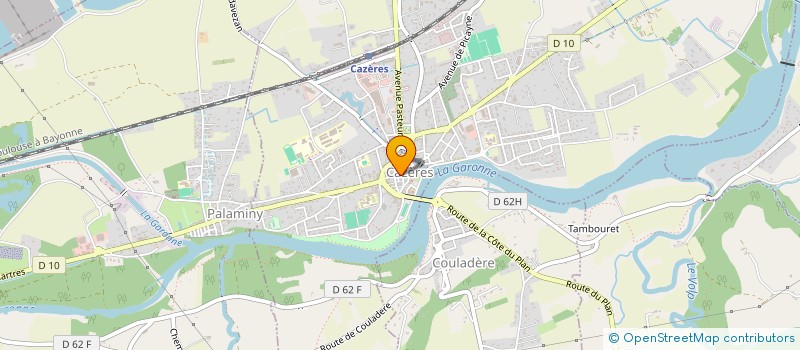 localisation de l'entreprise MONSIEUR AURELIEN DELAGUETTE à CAZERES