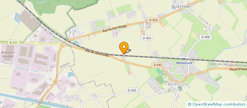 localisation de l'entreprise MONSIEUR AURELIEN DELLIEUX  RENESCURE