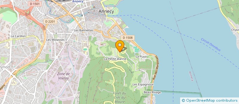 localisation de l'entreprise MONSIEUR AURELIEN DELOBEL à ANNECY