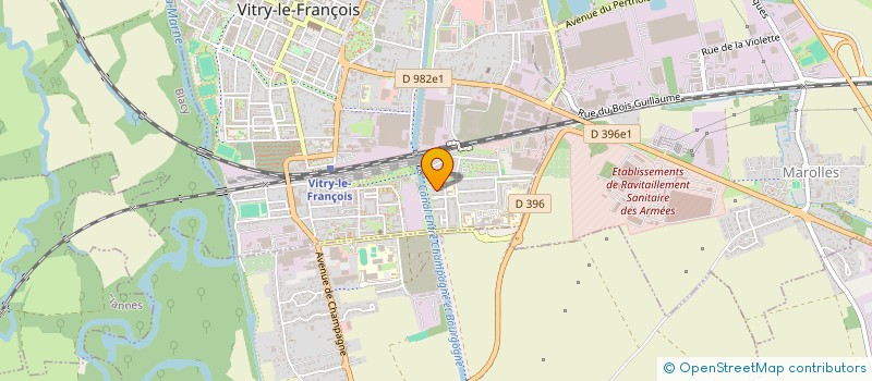 localisation de l'entreprise MONSIEUR AURELIEN DELPLACE à VITRY-LE-FRANCOIS