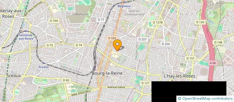 localisation de l'entreprise MONSIEUR AURELIEN DELRIEU à BOURG-LA-REINE