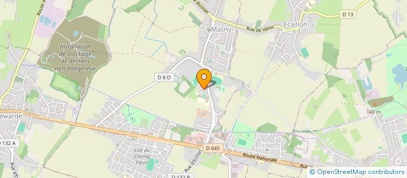 localisation de l'entreprise MONSIEUR AURELIEN DELVINCOURT  MASNY