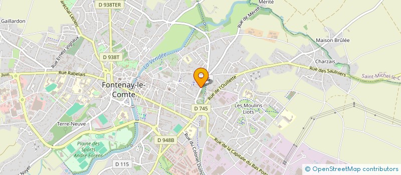 localisation de l'entreprise MONSIEUR AURELIEN DEMAJEAN  FONTENAY-LE-COMTE