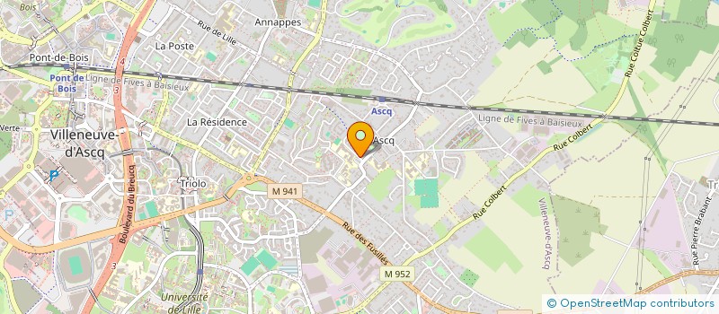 localisation de l'entreprise MONSIEUR AURELIEN DEREGNAUCOURT  VILLENEUVE-D'ASCQ