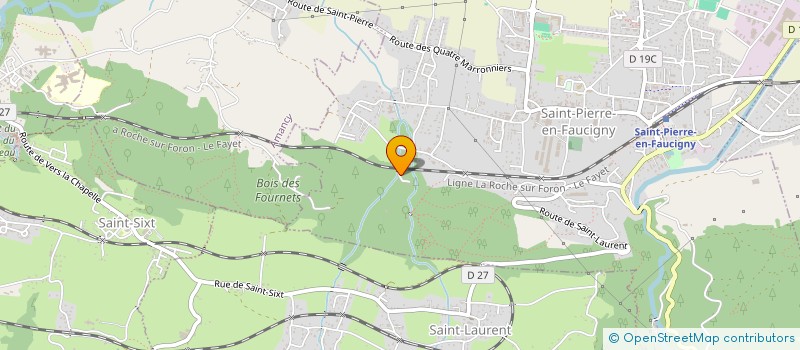 localisation de l'entreprise MONSIEUR AURELIEN DESALMAND  SAINT-PIERRE-EN-FAUCIGNY