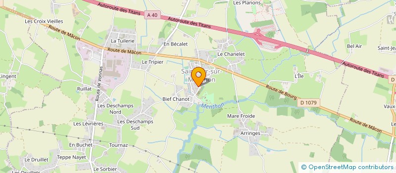 localisation de l'entreprise MONSIEUR AURELIEN DESCAMPS  SAINT-CYR-SUR-MENTHON