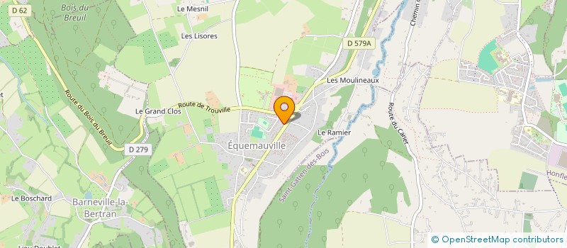 localisation de l'entreprise MONSIEUR AURELIEN DESGARCEAUX  EQUEMAUVILLE