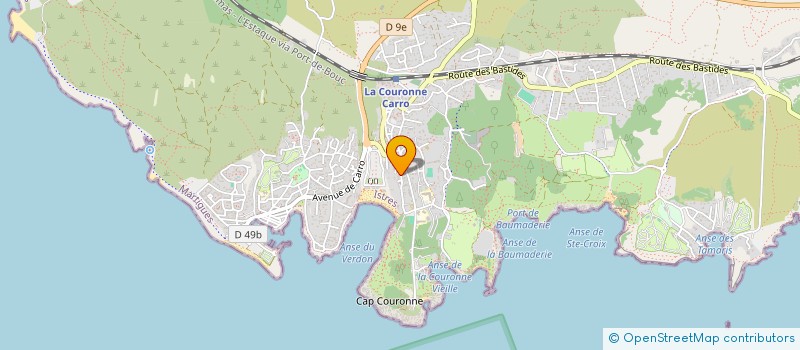 localisation de l'entreprise MONSIEUR AURELIEN DESHAYES à MARTIGUES