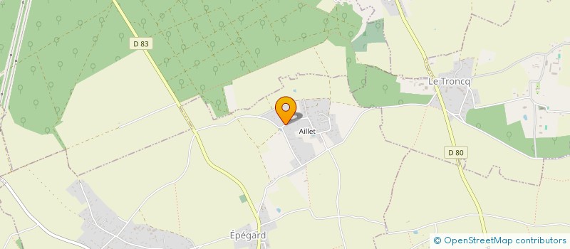 localisation de l'entreprise MONSIEUR AURELIEN DESPLANQUES  EPEGARD