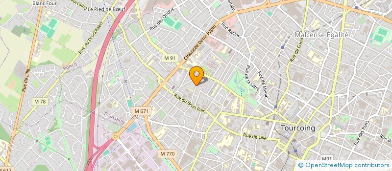 localisation de l'entreprise MONSIEUR AURELIEN DESRUMAUX  TOURCOING