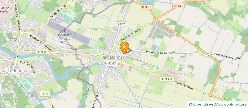 localisation de l'entreprise MONSIEUR AURELIEN DESTOUET à BARCELONNE-DU-GERS