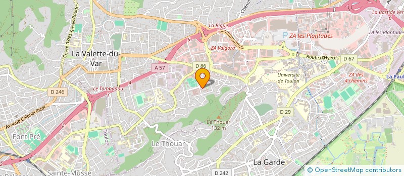 localisation de l'entreprise MONSIEUR AURELIEN DESTREEZ à LA VALETTE-DU-VAR